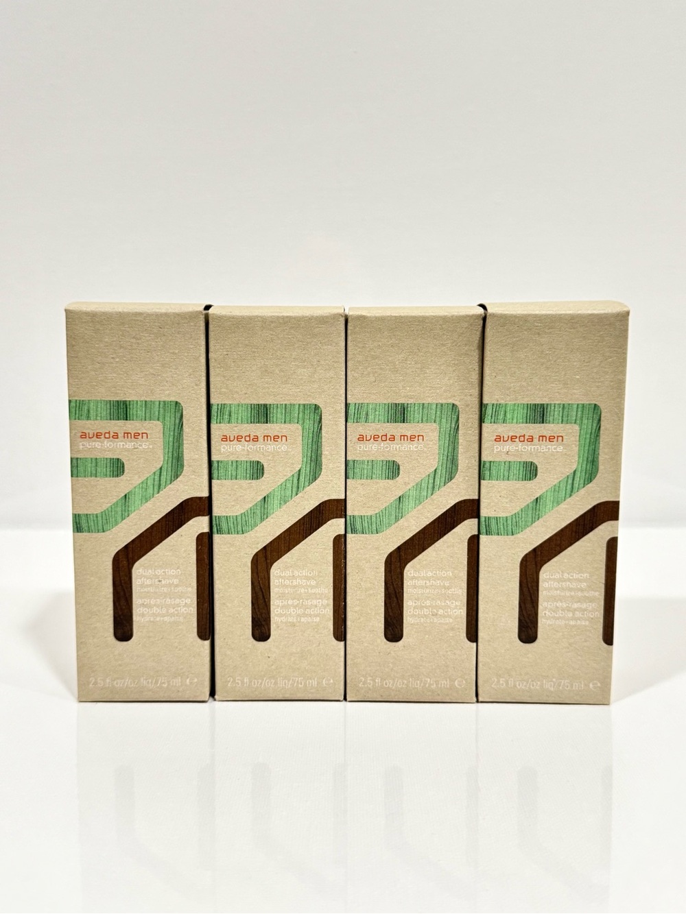 4pc New Aveda Dual Action After-Shave Moisturizer 2.5oz/75mL $160 Value